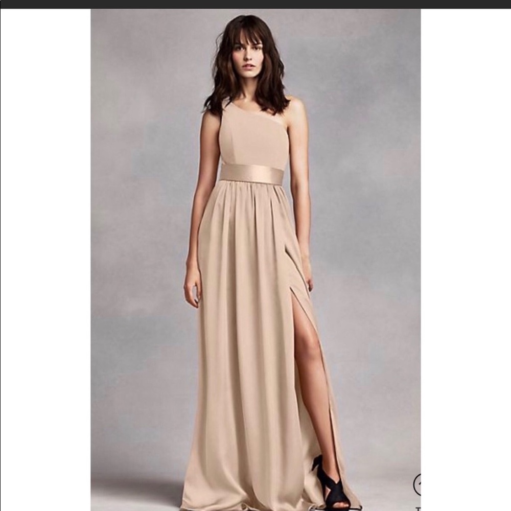 ONE SHOULDER WHITE BY VERA WANG | VW360215